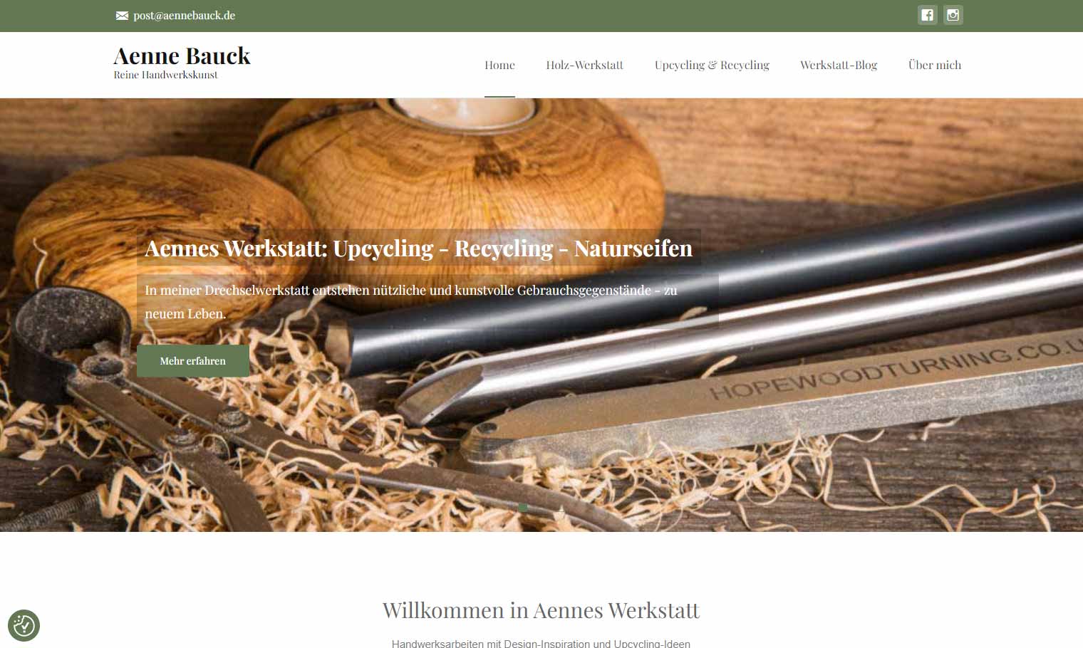 WordPress Website Relaunch für AenneBauck.de