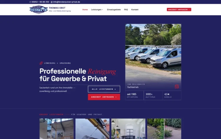 Neue WordPress Website von Thomas Obst
